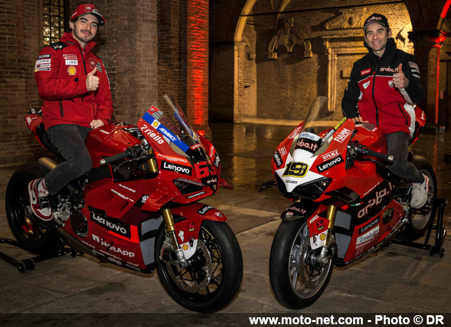 Des Panigale V4 Replica pour fêter le doublé Ducati en MotoGP et WorldSBK  