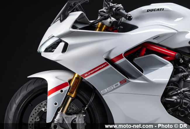 Un nouveau coloris blanc 2024 pour la Ducati SuperSport 950 S