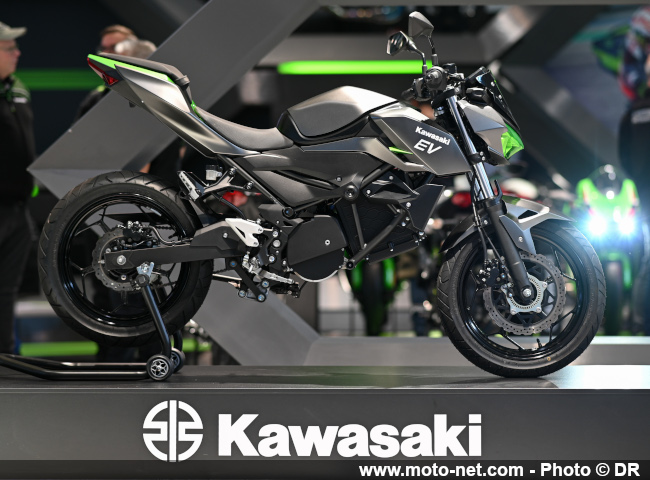 Kawasaki alimente le buzz sur sa future moto électrique à Intermot 2022