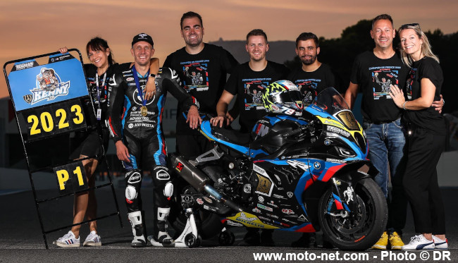 Foray et Gimbert champions de France Superbike et Supersport 2023  