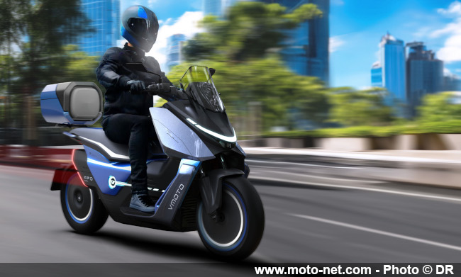 Maxiscooter et petites motos électriques : Vmoto met les watts en 2024