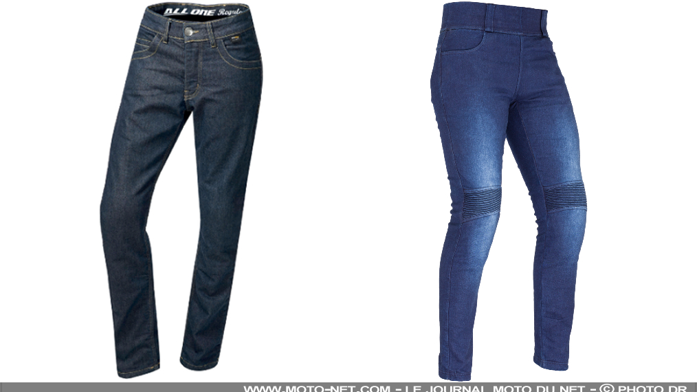 Deux nouveaux jeans motardes chez All One : Regular Lady et Jegging