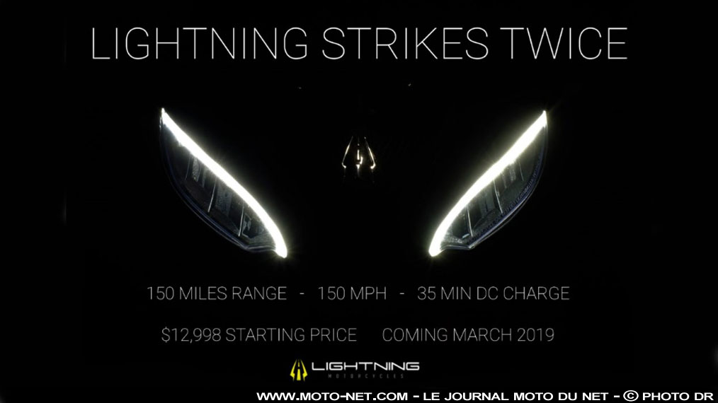 Lightning lance en mars 2019 une moto électrique très prometteuse