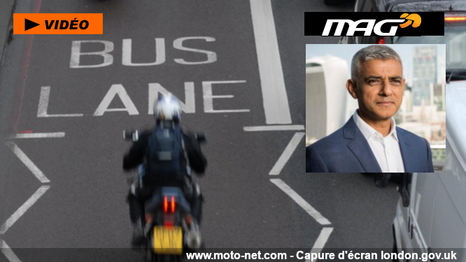 Le maire de Londres toujours favorable à la circulation des motos dans les voies de bus