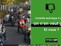 Nouvelle manifestation contre le contrôle technique moto le 4 février