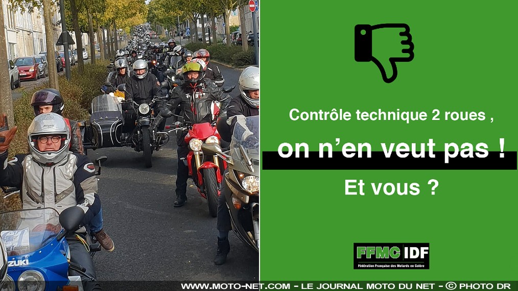 Nouvelle manifestation contre le contrôle technique moto le 4 février