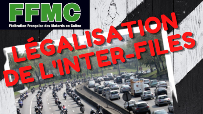 Manifestation des motards pour la légalisation de la circulation interfiles samedi 20 février 2021