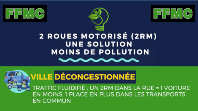 Manif contre le stationnement payant des motos à Paris