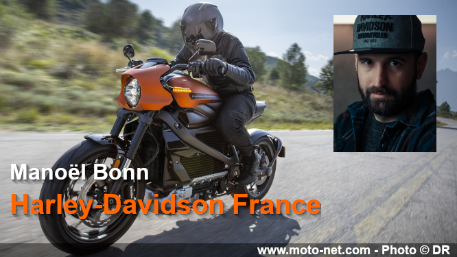 Manoël Bonn (Harley-Davidson) : La LiveWire, première moto électrique Harley-Davidson, sera disponible à partir de septembre 2019