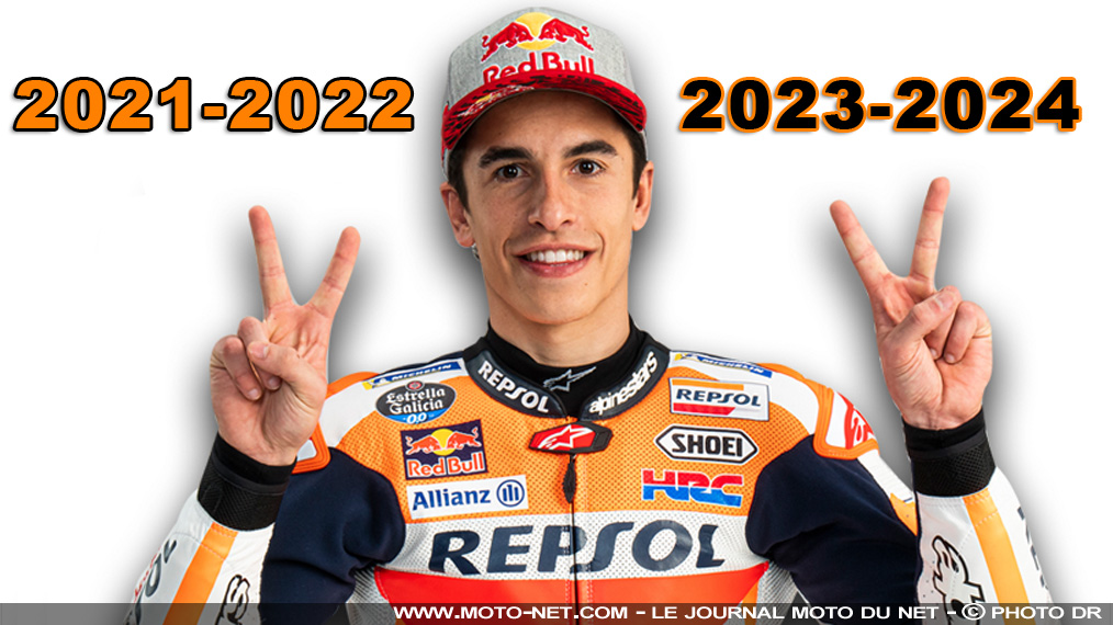 Le champion de MotoGP Marc Marquez restera au HRC jusqu'en 2024 !