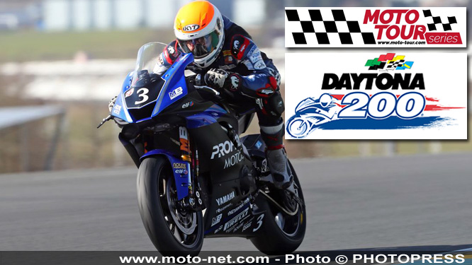 Louis Bulle aux 200 Miles de Daytona pour le Moto Tour Series Vitesse