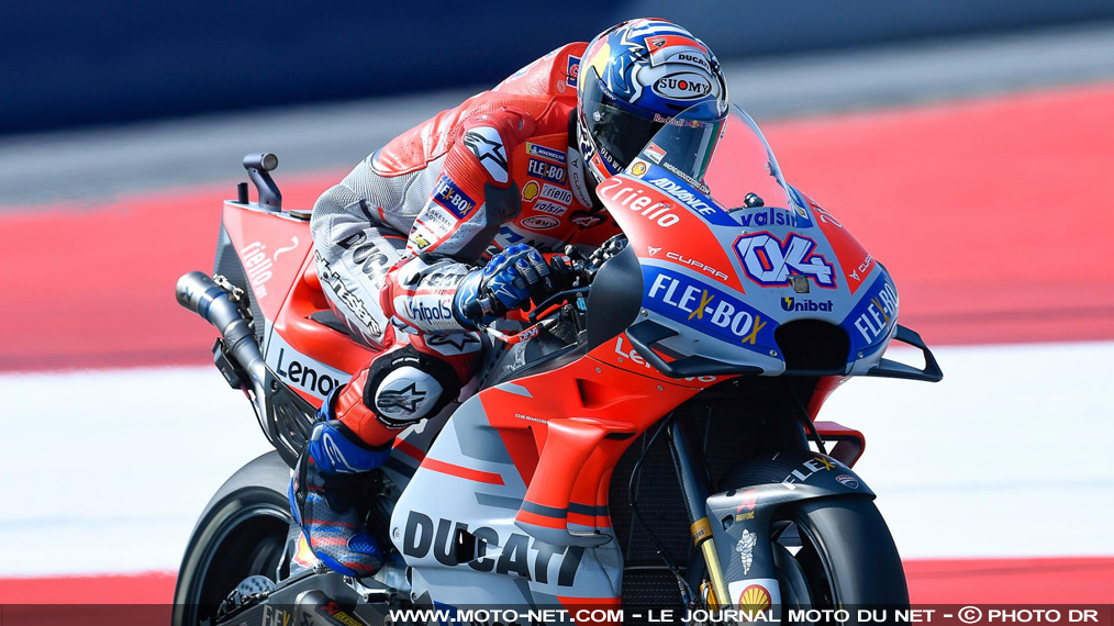 GP d'Autriche - Essais FP1/2 : les Ducati sur le sec, Marquez sur le mouillé