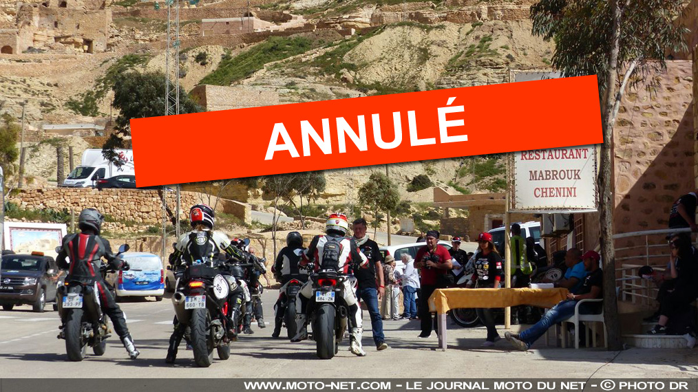 Le Moto Tour Séries Tunisie 2019 est annulé