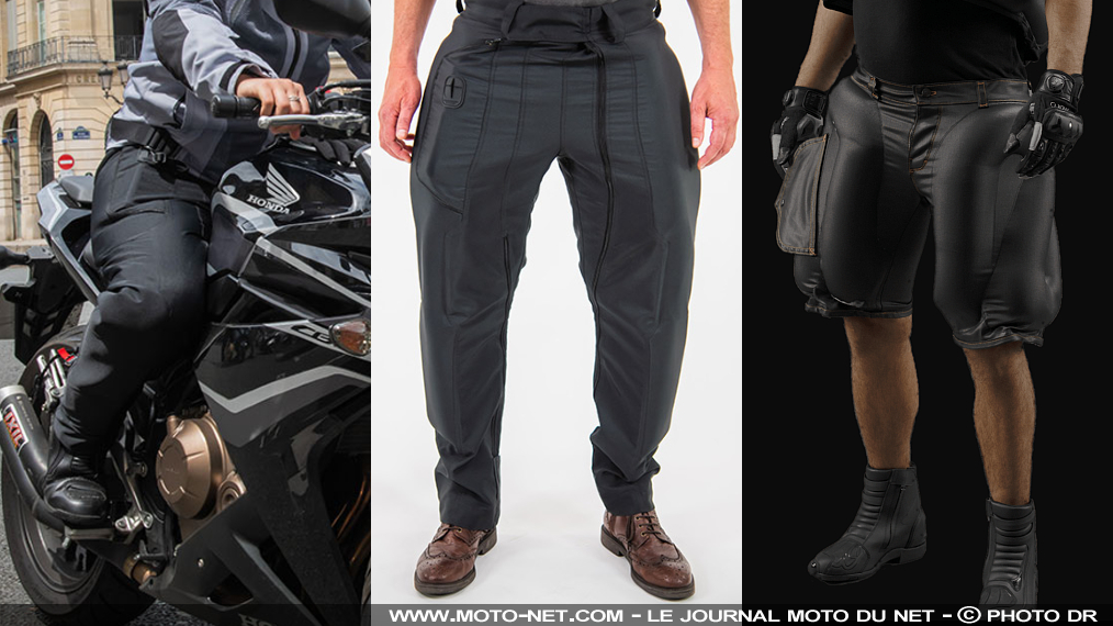 Airbags CX Easyrider et Mo'cycle : pantalon, surpantalon et short gonflés ! 