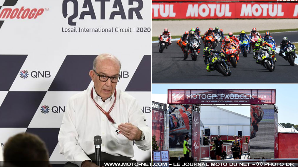 Le promoteur du MotoGP tousse, mais résiste 