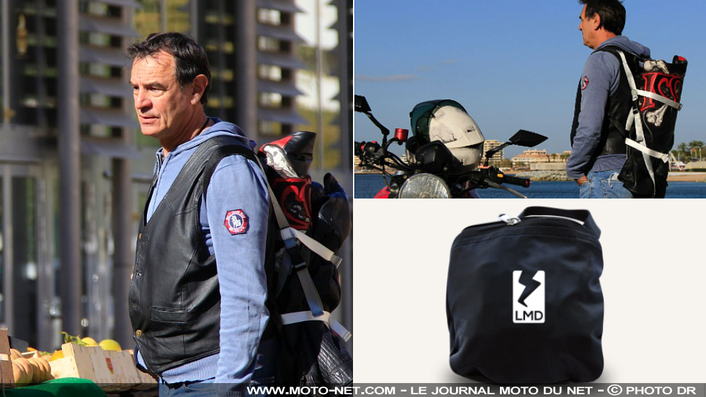 LMD Innovation invente un sac pliable pour transporter son blouson de moto 