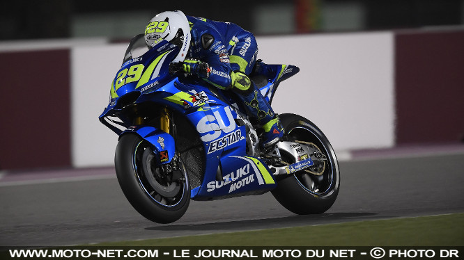 Test MotoGP au Qatar - J2 : Deux Suzuki dans le top 5 !