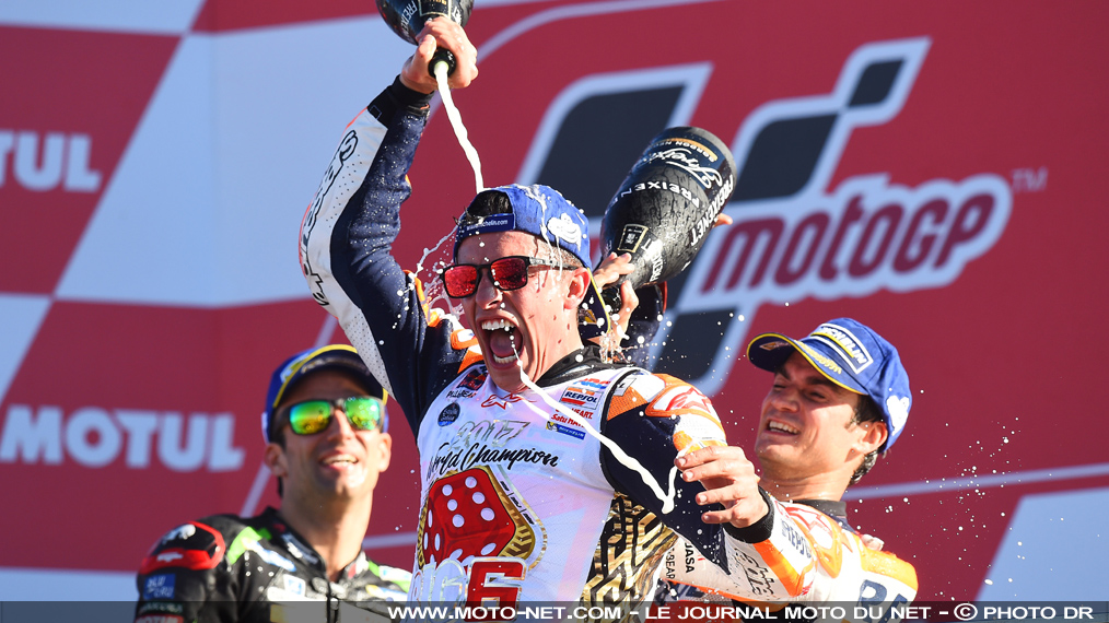 Compte rendu et résultats du GP de Valence MotoGP 2017 (Marquez titré)