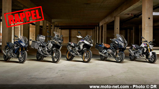 BMW rappelle 440 motos dans le monde dont 88 en France
