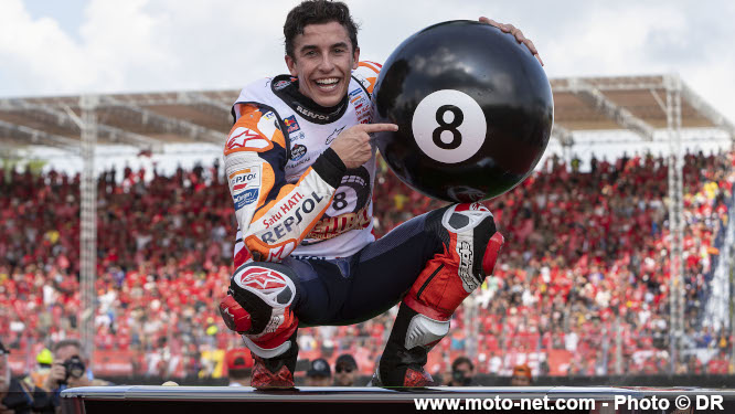 Les nouveaux records de Marc Marquez, 8 fois champion du monde moto