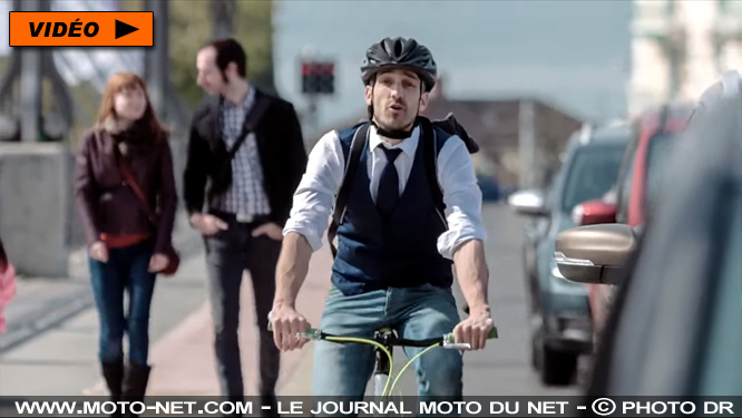 Prévention routière : la police suisse déconseille de rouler à vélo... comme un con