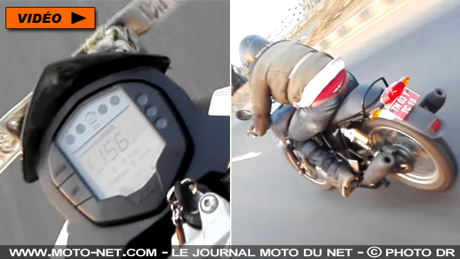 Vidéo moto : la future Royal Enfield 750 fuit... sur voie rapide !