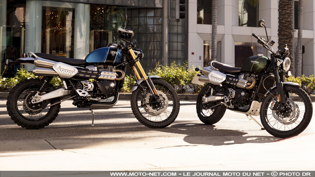 Triumph Scrambler 1200 XC et XE : une moto peut en cacher une autre
