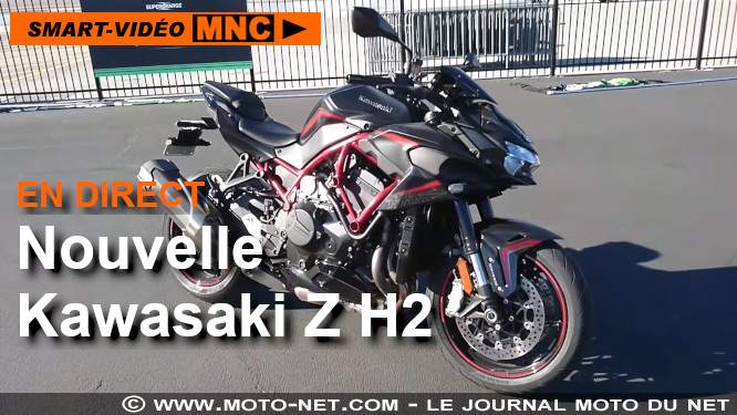 Kawasaki Z H2 : smart-vidéo en direct de notre essai