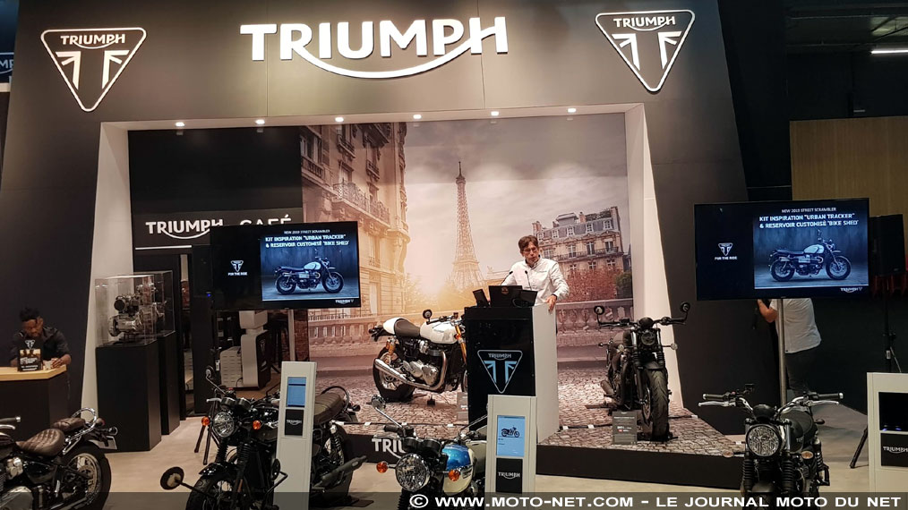 Mondial Moto Paris : Triumph fortifie ses Street Twin et Street Scrambler 2019