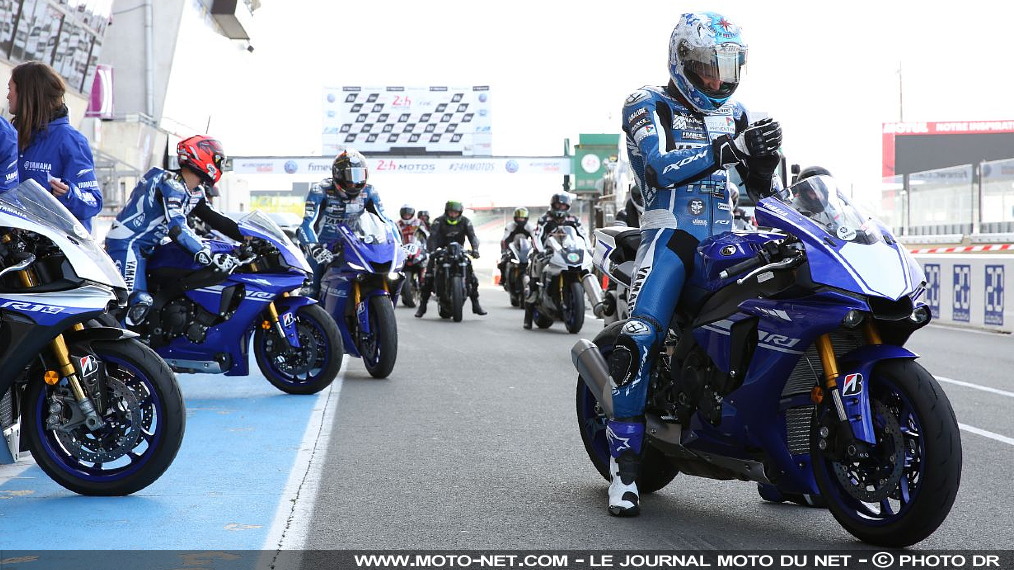 Yamaha fait tester ses motos au Mans avec son Supersport Pro Tour 2023