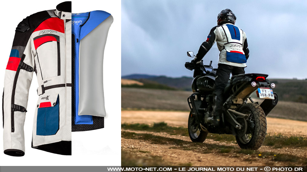 Essai veste moto RST Adventure-X avec airbag In&Motion