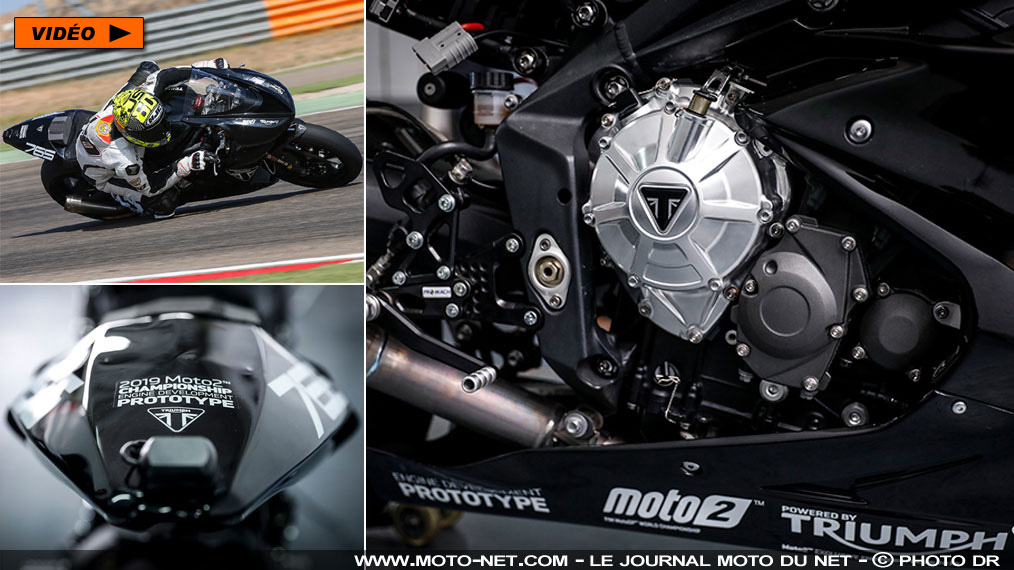 Triumph poursuit le développement de son moteur Moto2