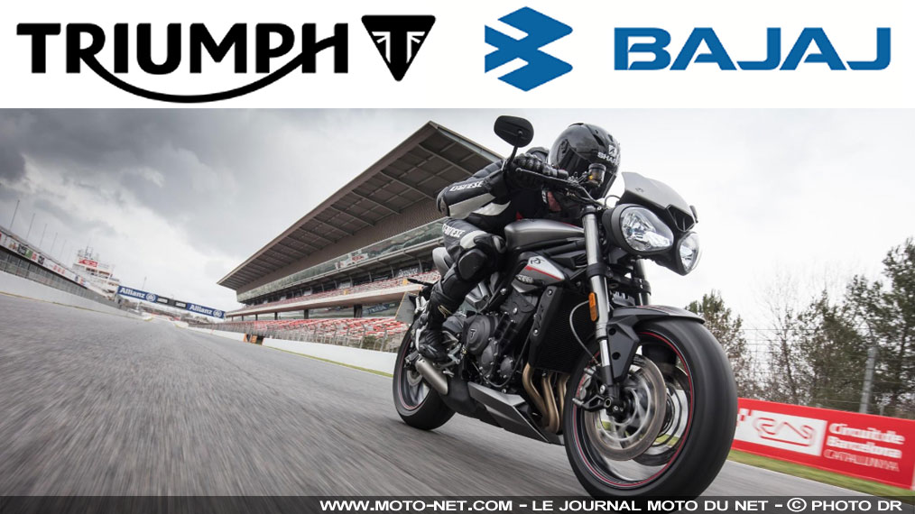 Triumph et Bajaj vont construire des motos ensemble 