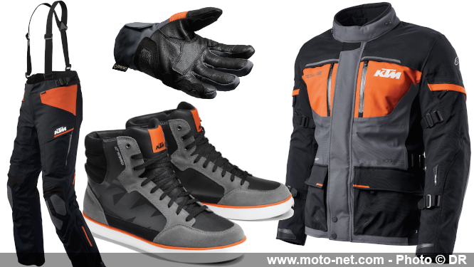 Nouvelle gamme de vêtements moto KTM