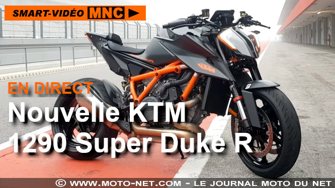 KTM 1290 Super Duke R 2020 : smart-vidéo en direct de notre essai