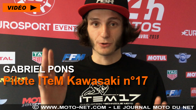 Gabriel Pons : La fourche eXcentive offre trois avantages à la Kawasaki n°17 expérimentale