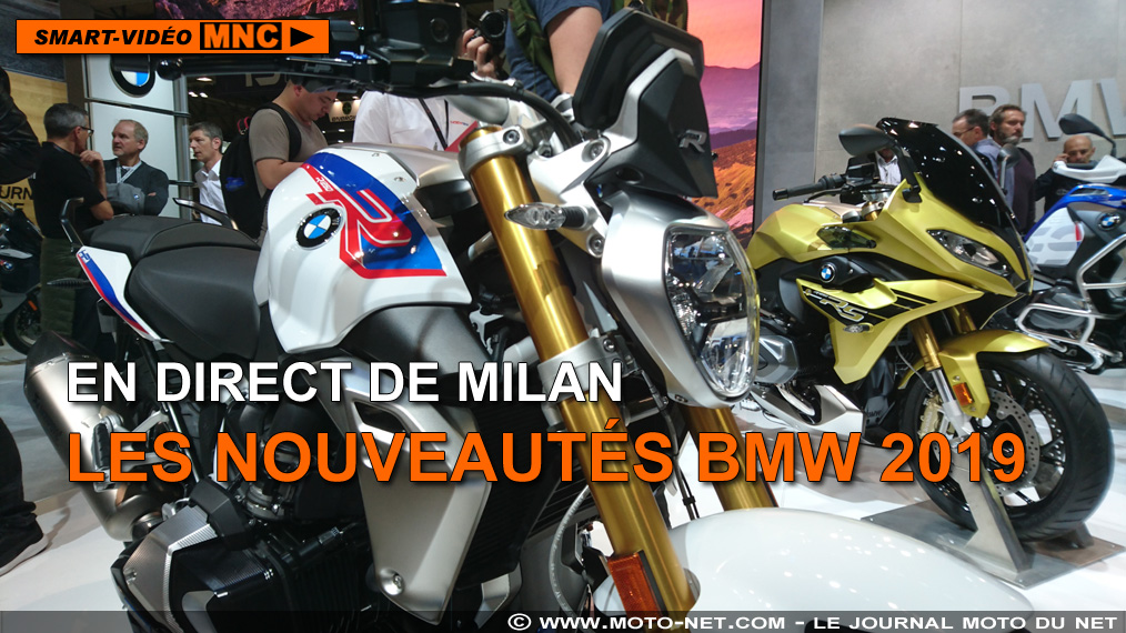 Vidéo : les nouveautés BMW 2019 au salon de Milan Eicma