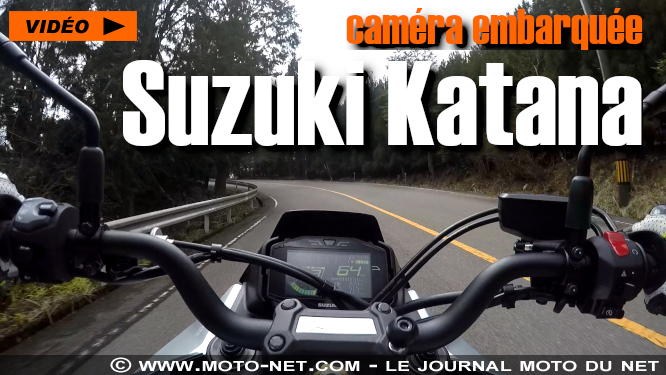 Essai Suzuki Katana 2019 : caméra embarquée sur route fermée