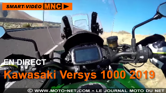 Essai Kawasaki Versys 1000 2019 : premiers tours de roues en direct
