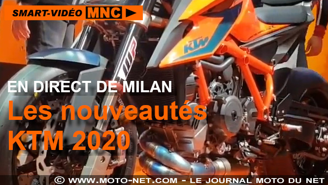 Vidéo : les nouveautés KTM 2020 au salon de Milan Eicma