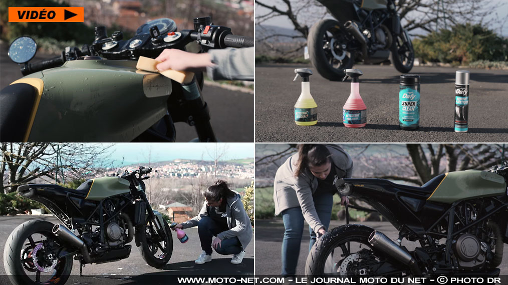 Vidéo Dafy : comment laver sa moto ?