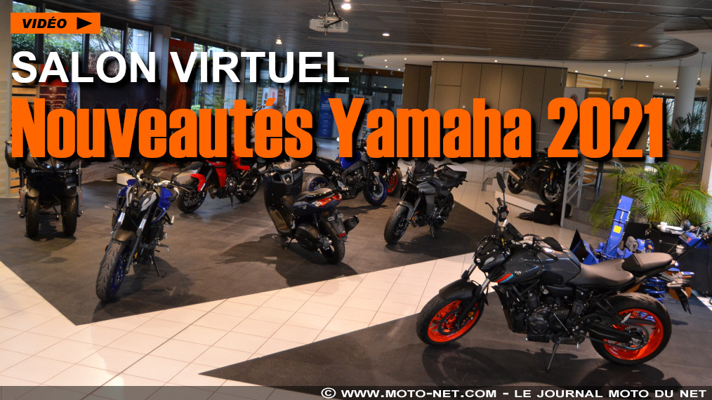Présentation des nouveautés motos et scooters Yamaha 2021 en vidéo