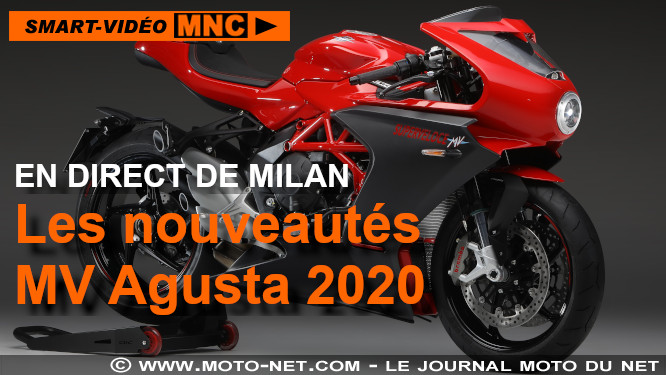 Vidéo : les nouveautés MV Agusta 2020 au salon de Milan Eicma