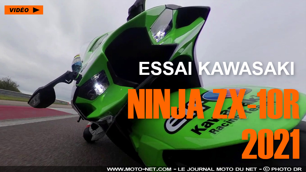 Essai vidéo Ninja ZX-10R 2021 : Tête à tronche avec la nouvelle Kawasaki 