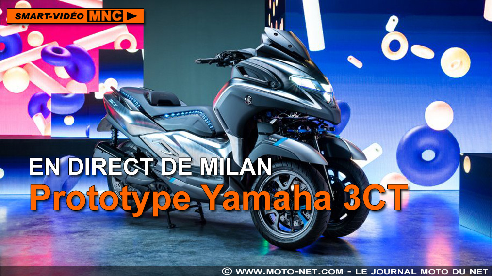 Concept Yamaha 3CT : sus aux Piaggio MP3 !