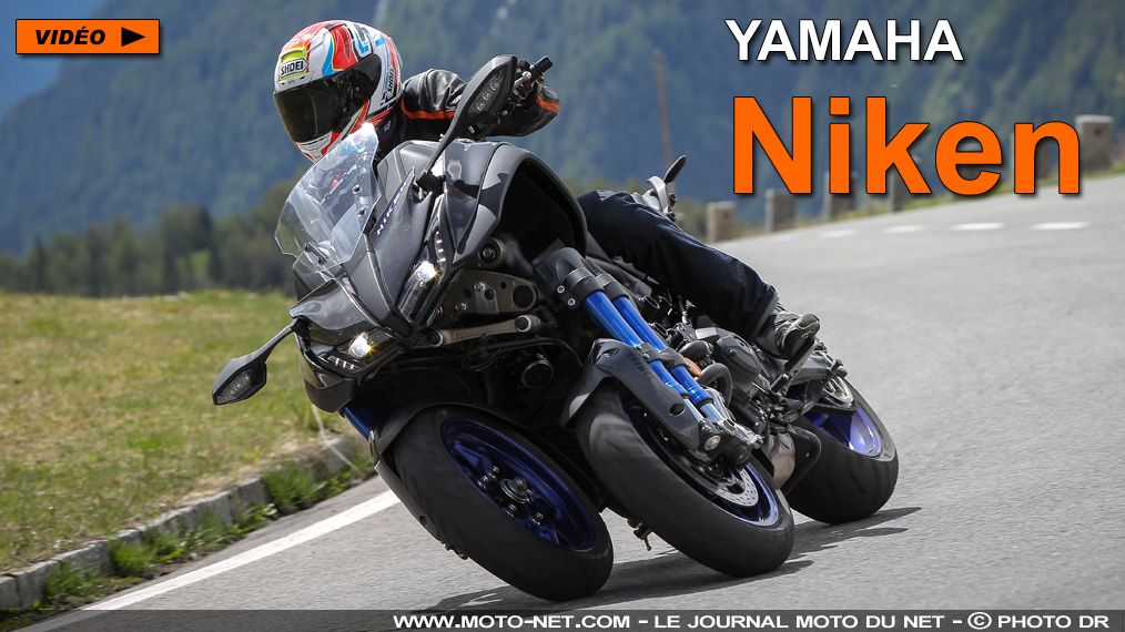 Essai vidéo de la nouvelle moto à 3 roues Yamaha Niken