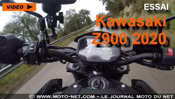 Essai vidéo Kawasaki Z900 2020
