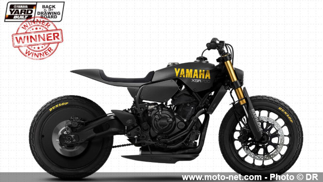 La XSR700 Disruptive désignée meilleur dessin de préparation moto au concours Yard Built 2020