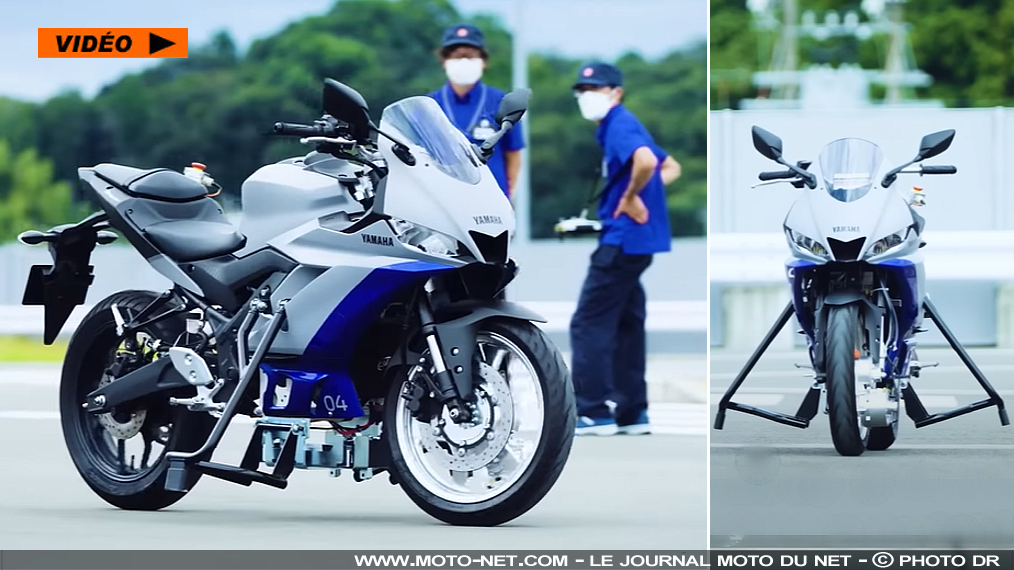 Yamaha développe une moto auto-stable à très basse vitesse 