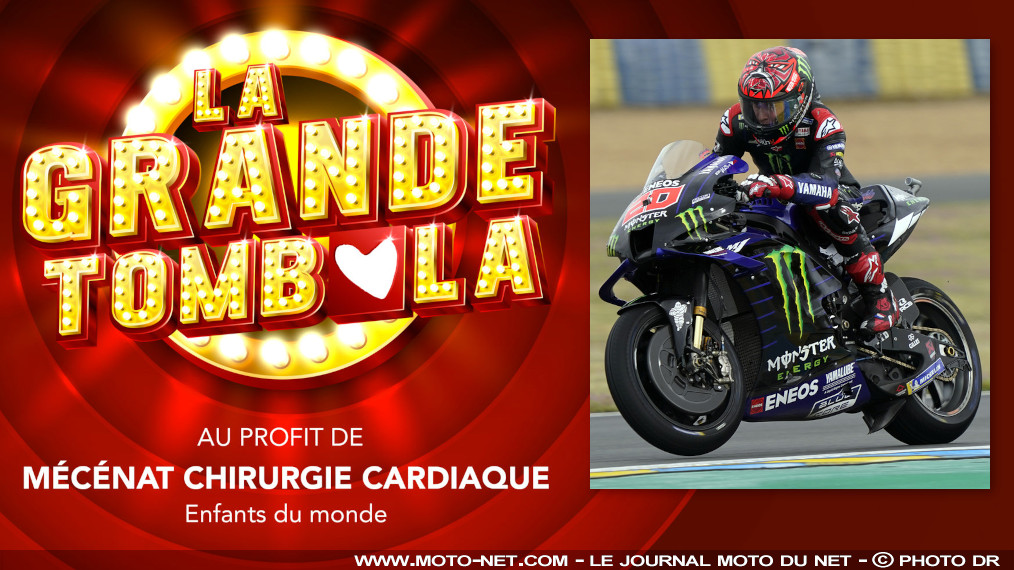 Tombola Mécénat Chirurgie Cardiaque : Yamaha vous invite au GP de France moto